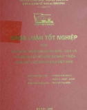 Khóa luận tốt nghiệp: Cải cách thuế giai đoạn 2005 - 2010 và tác động của nó đến sự phát triển của khu vực dịch vụ tại Việt Nam