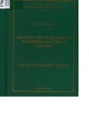 Luận văn thạc sĩ Tài chính ngân hàng: Giải pháp phát triển tín dụng chính sách đối với đồng bào dân tộc thiểu số tại Việt Nam