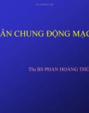 Bài giảng Thân chung động mạch - ThS.BS. Phan Hoàng Thủy Tiên