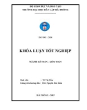 Khóa luận tốt nghiệp Kế toán - Kiểm toán: Hoàn thiện tổ chức kế toán chi phí sản xuất và tính giá thành sản phẩm tại Xưởng may 7-5