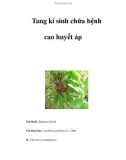 Tang kí sinh chữa bệnh cao huyết áp