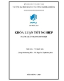 Khóa luận tốt nghiệp Quản trị doanh nghiệp: Một số giải pháp marketing nhằm nâng cao hiệu quả kinh doanh tại Công ty TNHH Tân Hoàng Phát