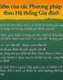 Quan điểm của các Phương pháp Trị liệu theo Hệ thống Gia đình