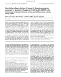 Báo cáo khoa học: Constitutive oligomerization of human D2 dopamine receptors expressed in Spodoptera frugiperda 9 (Sf9 ) and in HEK293 cells Analysis using co-immunoprecipitation and time-resolved ﬂuorescence resonance energy transfer