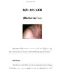 BỚT BECKER (Becker nevus)