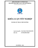 Đồ án tốt nghiệp ngành Kỹ thuật môi trường: Nghiên cứu khả năng hấp thụ Niken trong nước của cây rong đuôi chồn và cây bèo cái