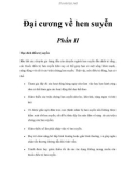 Đại cương về hen suyễn - Phần II