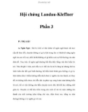 Hội chứng Landau-Kleffner - Phần 3