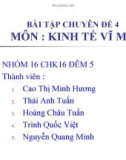 Bài tập chuyên đề: Đường BP là gì? Mô hình IS -LM- BP ?