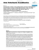 Báo cáo khoa học: Comparative studies on the pathogenicity and tissue distribution of three virulence variants of classical swine fever virus, two field isolates and one vaccine strain, with special regard to immunohistochemical investigations