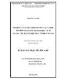 Luận văn Thạc sĩ Lâm học: Nghiên cứu tuyển chọn đánh giá cây trội Trám đen (Canarrium nigrum Swingle) tại xã Hoàng Vân, huyện Hiệp Hòa, tỉnh Bắc Giang