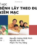 Dịch tể học: Các bệnh lây theo đường da, niêm mạc