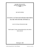 Luận văn: XÂY DỰNG VÀ SỬ DỤNG BẢN ĐỒ KHÁI NIỆM TRONG DẠY HỌC SINH THÁI HỌC (SINH HỌC 12)