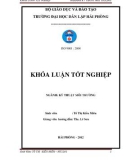 Đồ án tốt nghiệp ngành Kỹ thuật môi trường: Tài nguyên nước mặt Thành phố Hải Phòng và công tác kiểm soát ô nhiễm môi trường nước