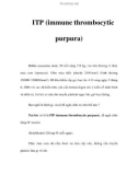 ITP (immune thrombocytic purpura)