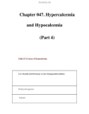 Chapter 047. Hypercalcemia and Hypocalcemia (Part 4)