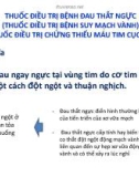 Bài giảng Thuốc điều trị bệnh đau thắt ngực