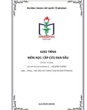 Giáo trình Cấp cứu ban đầu - Trường Trung cấp Quốc tế Mekong