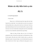 Khám các dây thần kinh sọ não (Kỳ 2)