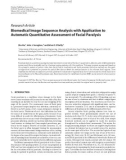 Báo cáo hóa học: Research Article Biomedical Image Sequence Analysis with Application to Automatic Quantitative Assessment of Facial Paralysis