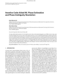 Báo cáo hóa học: Iterative Code-Aided ML Phase Estimation and Phase Ambiguity Resolution