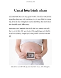 Canxi hóa bánh nhau