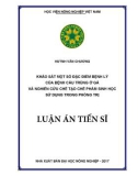 Luận án tiến sĩ: Khảo sát một số đặc điểm bệnh lý của bệnh cầu trùng ở gà và nghiên cứu chế tạo chế phẩm sinh học sử dụng trong phòng trị