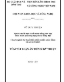 Tóm tắt luận án Tiến sĩ Kỹ thuật: Nghiên cứu ổn định và tối ưu hệ thống phức hợp nhiều thành phần ứng dụng cho hệ thống điện