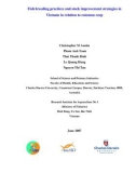 Báo cáo nghiên cứu khoa học Fish breeding practices and stock improvement strategies in Vietnam in relation to common carp 