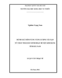 Luận văn Thạc sĩ Khoa học Môi trường: Đánh giá tiềm năng năng lượng tái tạo từ chất thải rắn sinh hoạt huyện Kim Bảng, tỉnh Hà Nam