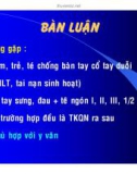 Chẩn đoán TRẬT KHỚP QUANH NGUYỆT part 7