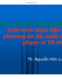 Chính sách sử dụng NLSH: tình hình thực tiễn và phương án đề xuất cho phạm vi TP.HCM