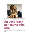 Ăn uống ‘đánh bại' chứng trầm cảm