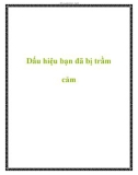 Dấu hiệu bạn đã bị trầm cảm