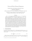 Báo cáo toán học: Trees and Meta-Fibonacci Sequences