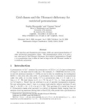 Báo cáo toán học: Grid classes and the Fibonacci dichotomy for restricted permutations