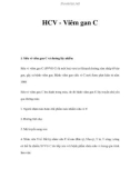 HCV - Viêm gan C