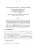 Báo cáo toán hoc: Permutation Statistics and q-Fibonacci Numbers 