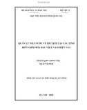 Tóm tắt luận án Tiến sĩ Quản lý công: Quản lý nhà nước về hộ tịch tại các tỉnh biên giới phía bắc Việt Nam hiện nay