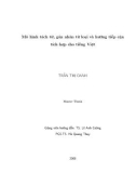 Luận văn: Mô tả tách từ, gán nhãn từ loại và hướng tiếp cận tích hợp cho tiếng Việt