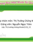 Đề tài: Thị trường phi tập trung