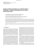 Báo cáo hóa học: Design and Characterization of a 5.2 GHz/2.4 GHz ΣΔ Fractional-N Frequency Synthesizer for Low-Phase Noise Performance