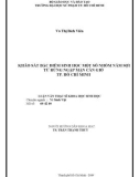 Luận văn Thạc sĩ khoa học Sinh học: Khảo sát đặc điểm sinh học một số nhóm nấm sợi từ rừng ngập mặn Cần Giờ TP. Hồ Chí Minh