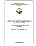 Luận án Tiến sĩ Kỹ thuật: Xây dựng giải pháp chẩn đoán sự cố trong máy biến áp 3 pha sử dụng các phương pháp xử lý tín hiệu thông minh