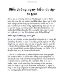 Biến chứng nguy hiểm do ápxe gan