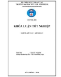 Khóa luận tốt nghiệp Kế toán - Kiểm toán: Hoàn thiện công tác kế toán vốn bằng tiền tại công ty Cổ phần Dịch vụ Thương mại Hùng An