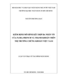 Luận văn Thạc sĩ Tài chính ngân hàng: Kiểm định mô hình kết hợp ba nhân tố của Fama- French và thanh khoản trên thị trường chứng khoán Việt Nam