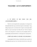 NGỘ ĐỘC ACETAMINOPHEN