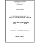 Luận văn: Đánh giá thành tích nhân viên tại công ty cổ phần đường Kon Tum