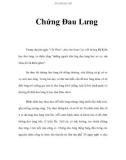 Chứng Đau Lưng